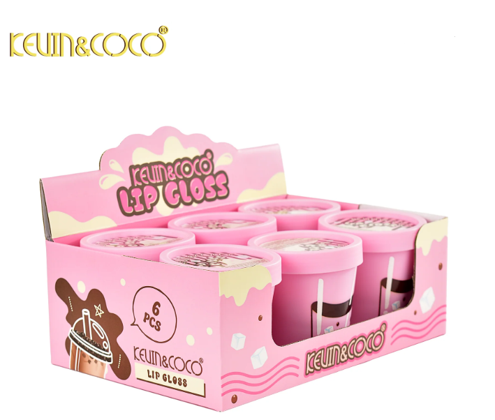 Kevin  & Coco Milk Tea Boba 6-Piece Lip Oil
