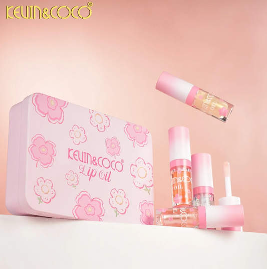 Kevin & Coco Springtime Floral Lip Oil Mini Kit