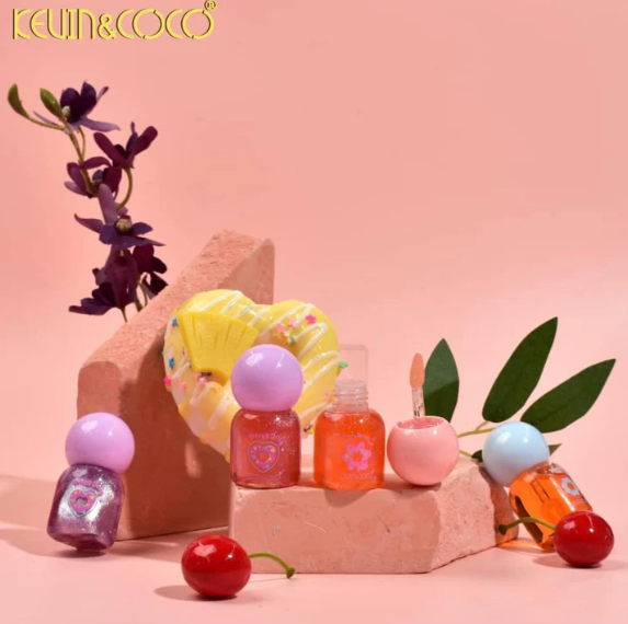 Kevin & Coco Sweet Berry Lip Gloss Duo Set