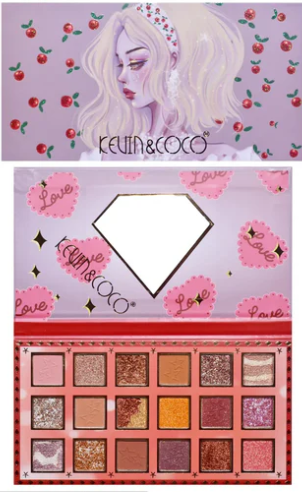 KEVIN AND COCO Eyeshadow Palette - CHERRIES