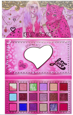 KEVIN AND COCO Eyeshadow Palette - Cheetah