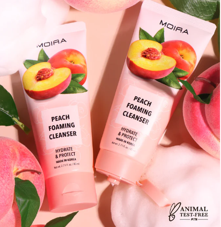 Moira - Foaming Cleanser - Peach