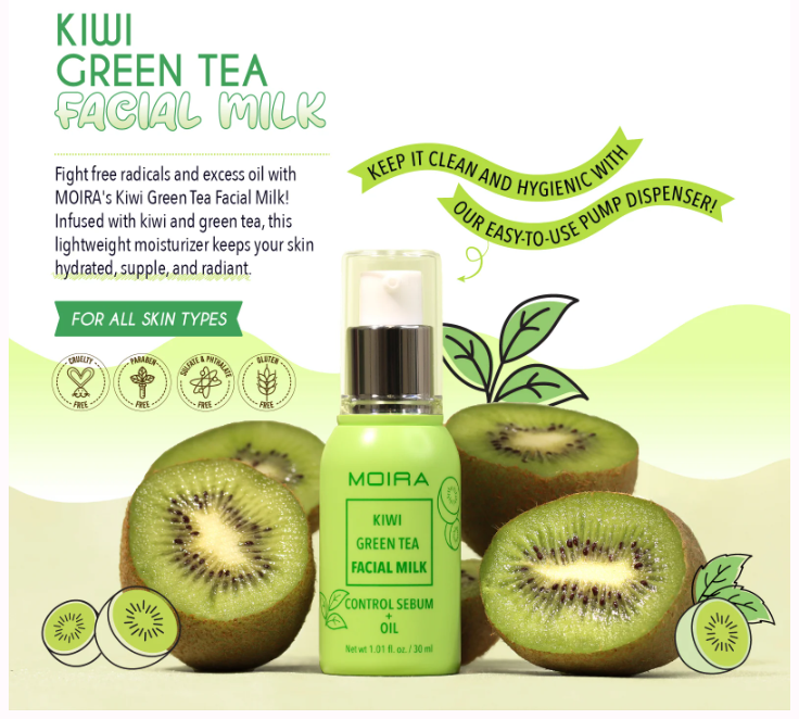 Moira Kiwi Green Tea Facial Milk