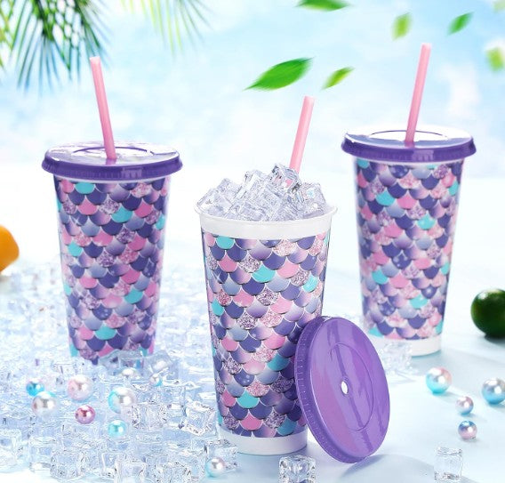Mermaid Sips & Lips Cup Bundles (Self-Pick)