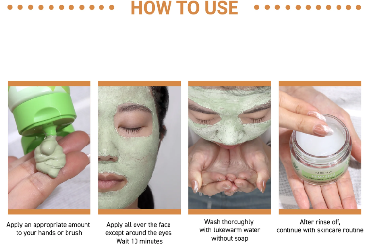 Moira - Clay Mask - Purifying Peach