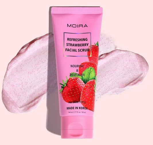 MOIRA - Refreshing Facial Scrub - Strawberry