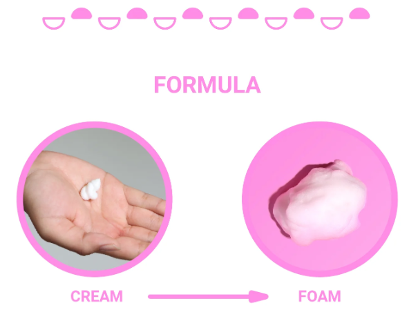 Moira - Foaming Cleanser - Cherry Blossom