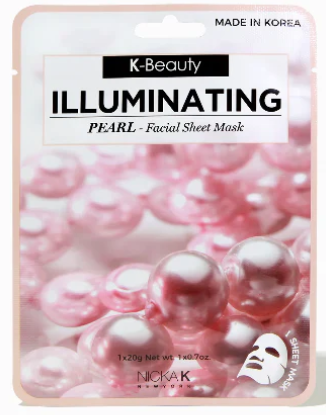 Nicka K Illuminating Pearl Facial Sheet Mask