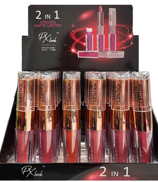 Prolux 2-n-1 Lipgloss & Matte Lipstick