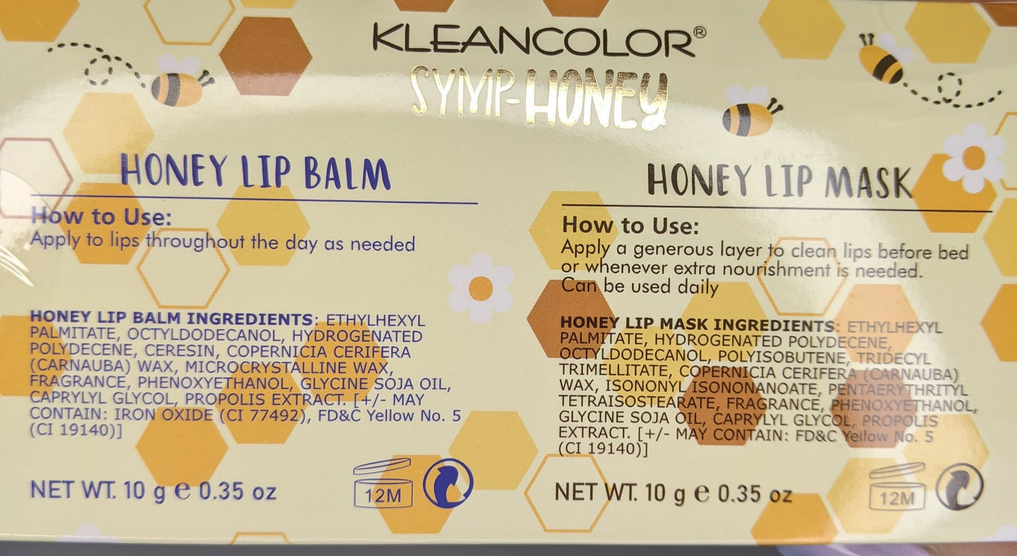 Kleancolor SYMP-HONEY Lip Care Set