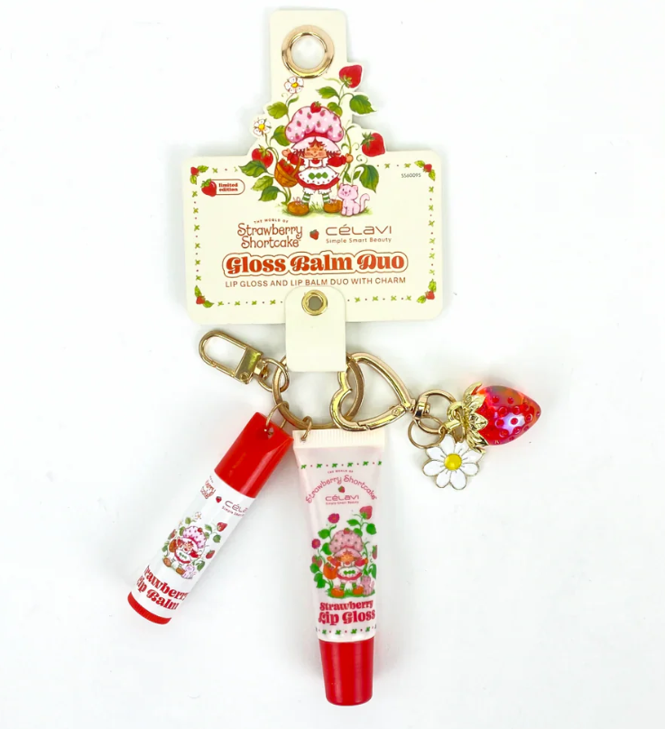 Celavi Strawberry Shortcake Gloss Balm Duo