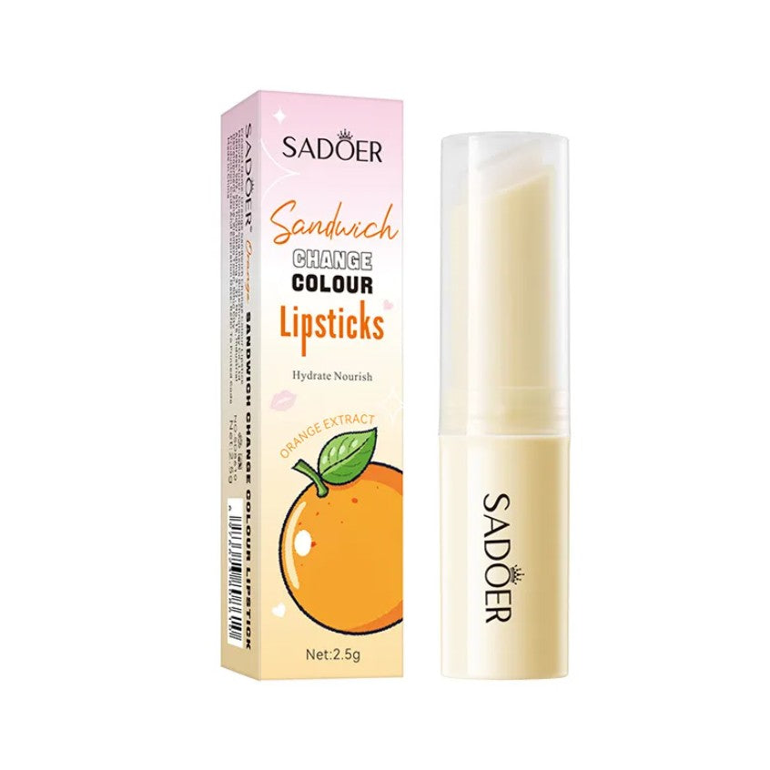 SADOER Sandwich Color Changing Lip Balms