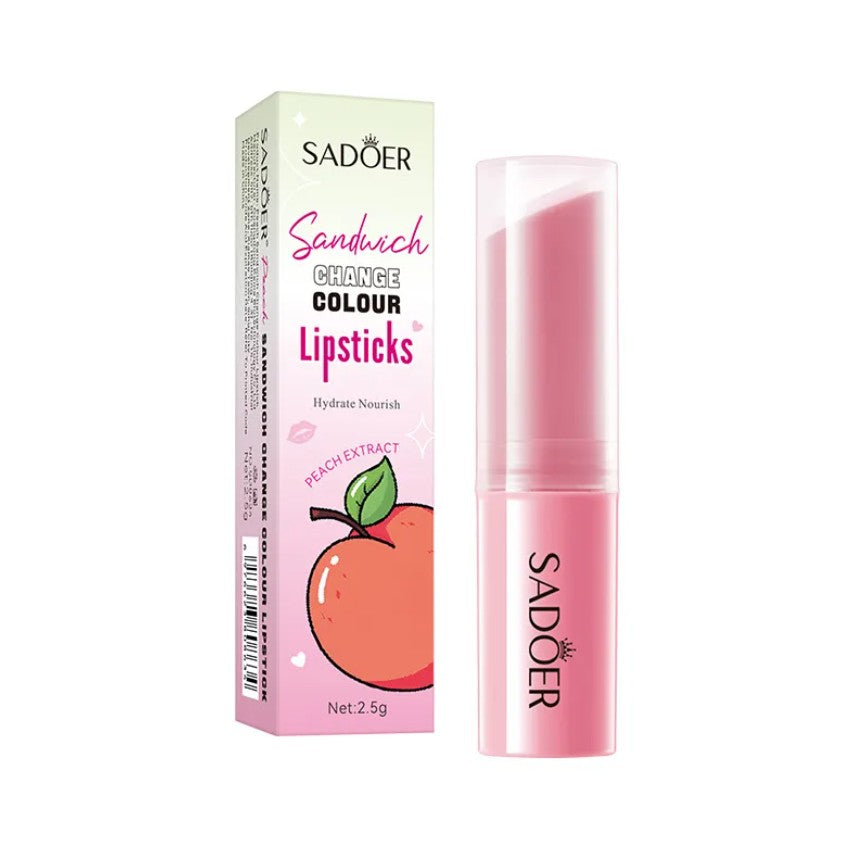 SADOER Sandwich Color Changing Lip Balms
