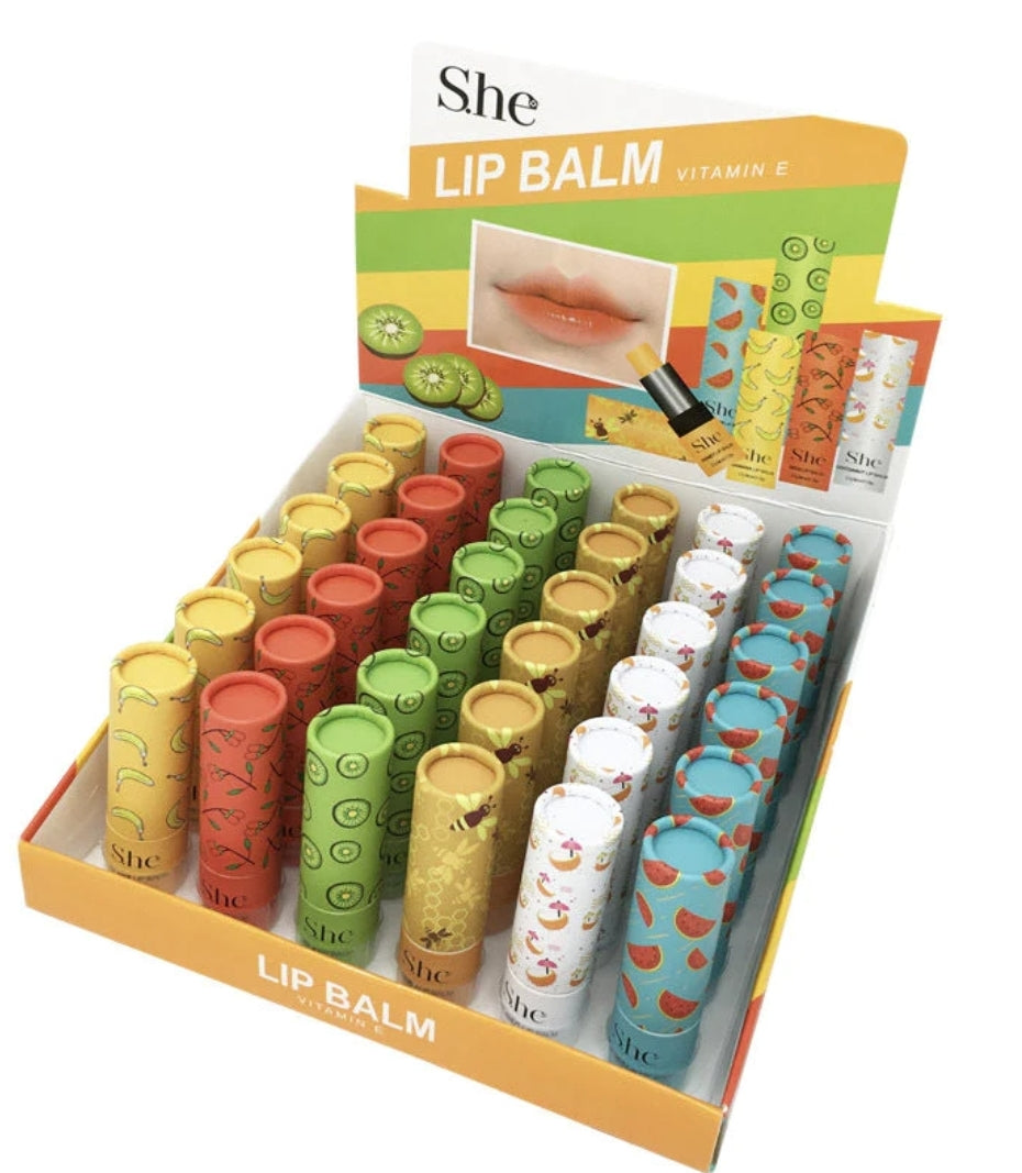 She Lip Balm with Vitamin E