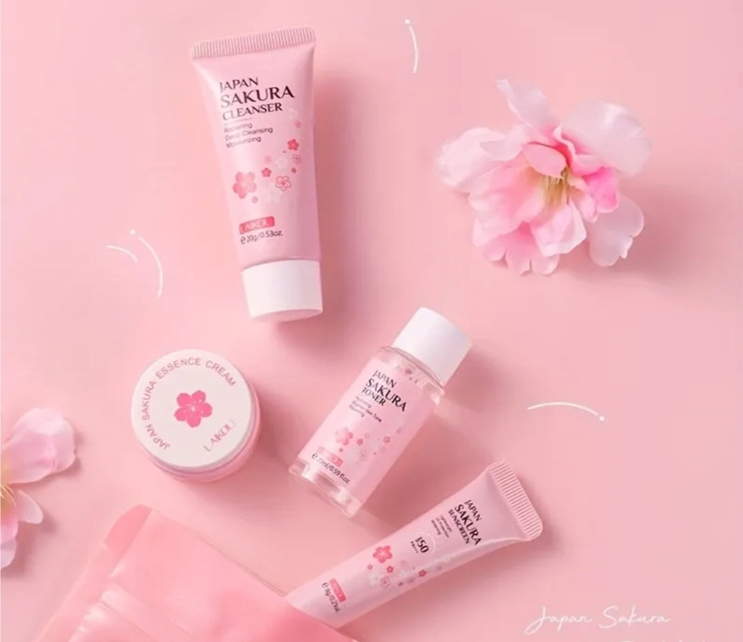 Japan Sakura 4pc Skin Care Travel Kit