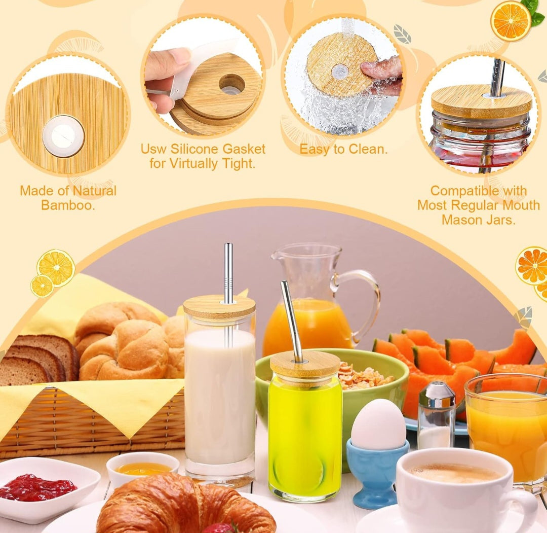 Mason Jar Drinkware Add-On Accessories