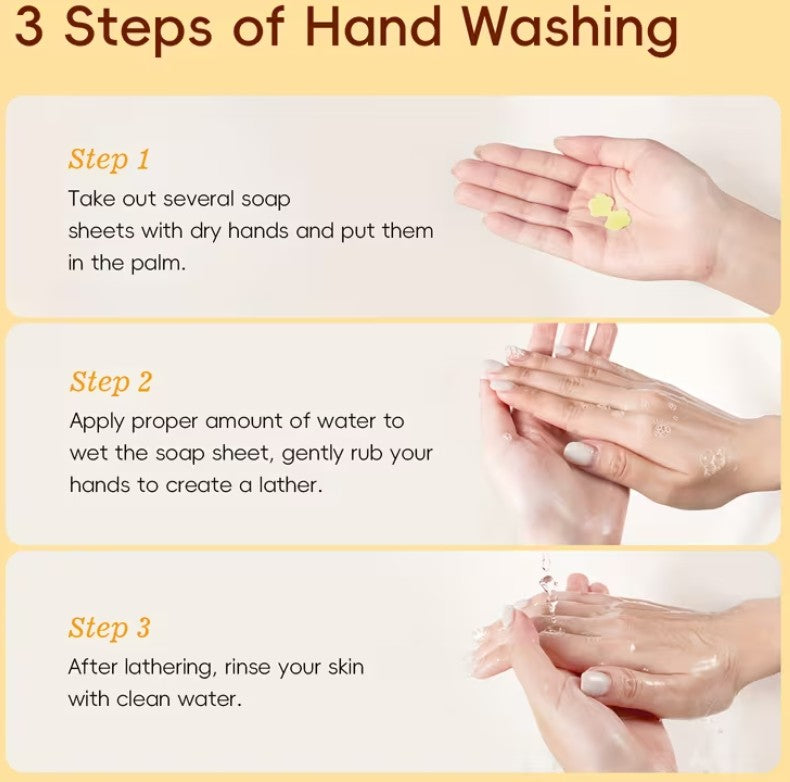 Laikou Sakura, Milk, and Vitamin C Hand Soap Petals Set