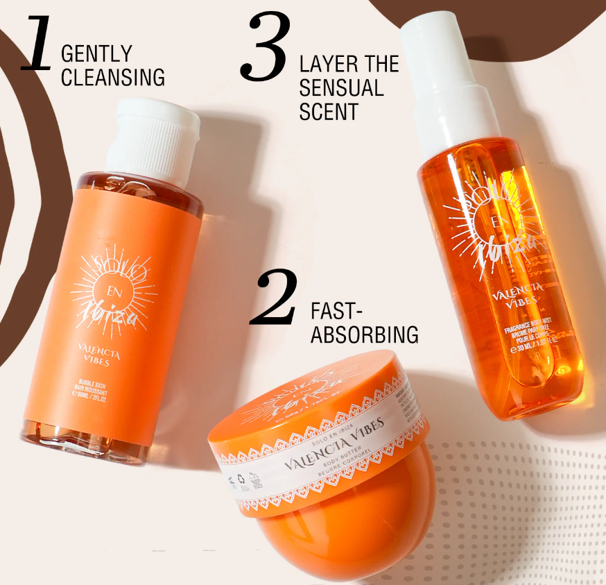 Solo en Ibiza Bath & Body Travel Sets
