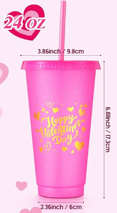 Love & Lips Personalized Cup Bundle