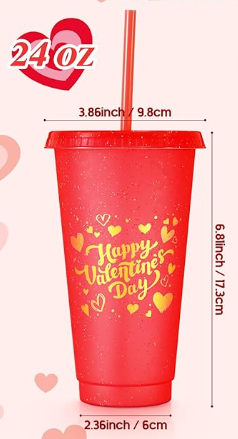 Love & Lips Personalized Cup Bundle