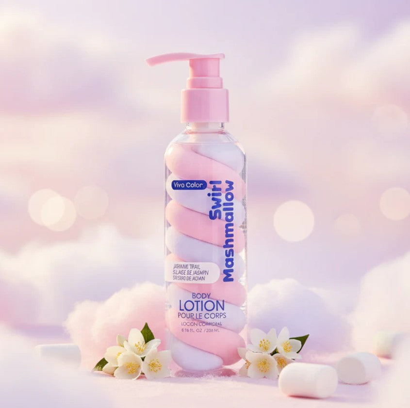 Viva Color Swirl Marshmallow Body Lotion