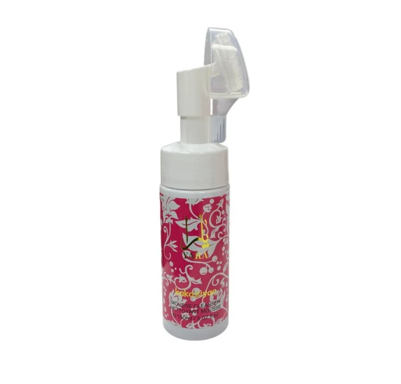 Yara Foaming Mousse Facial Cleanser with Attached Brush