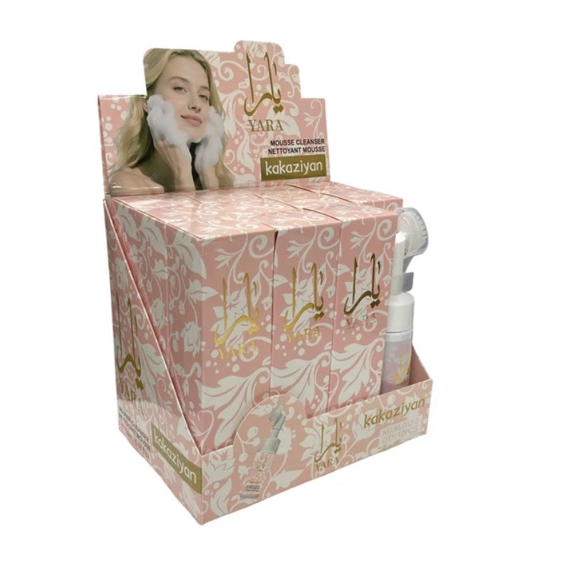 Yara Foaming Mousse Facial Cleanser with Attached Brush