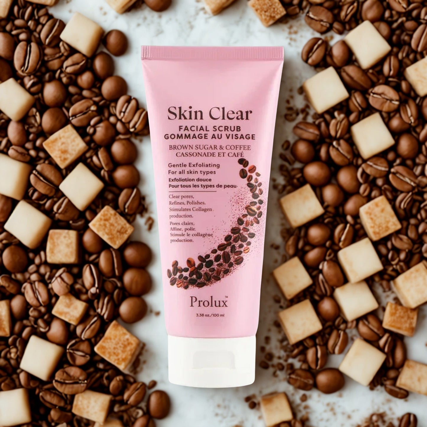 Prolux Skin Clear Brown Sugar & Coffe Facial Scrub